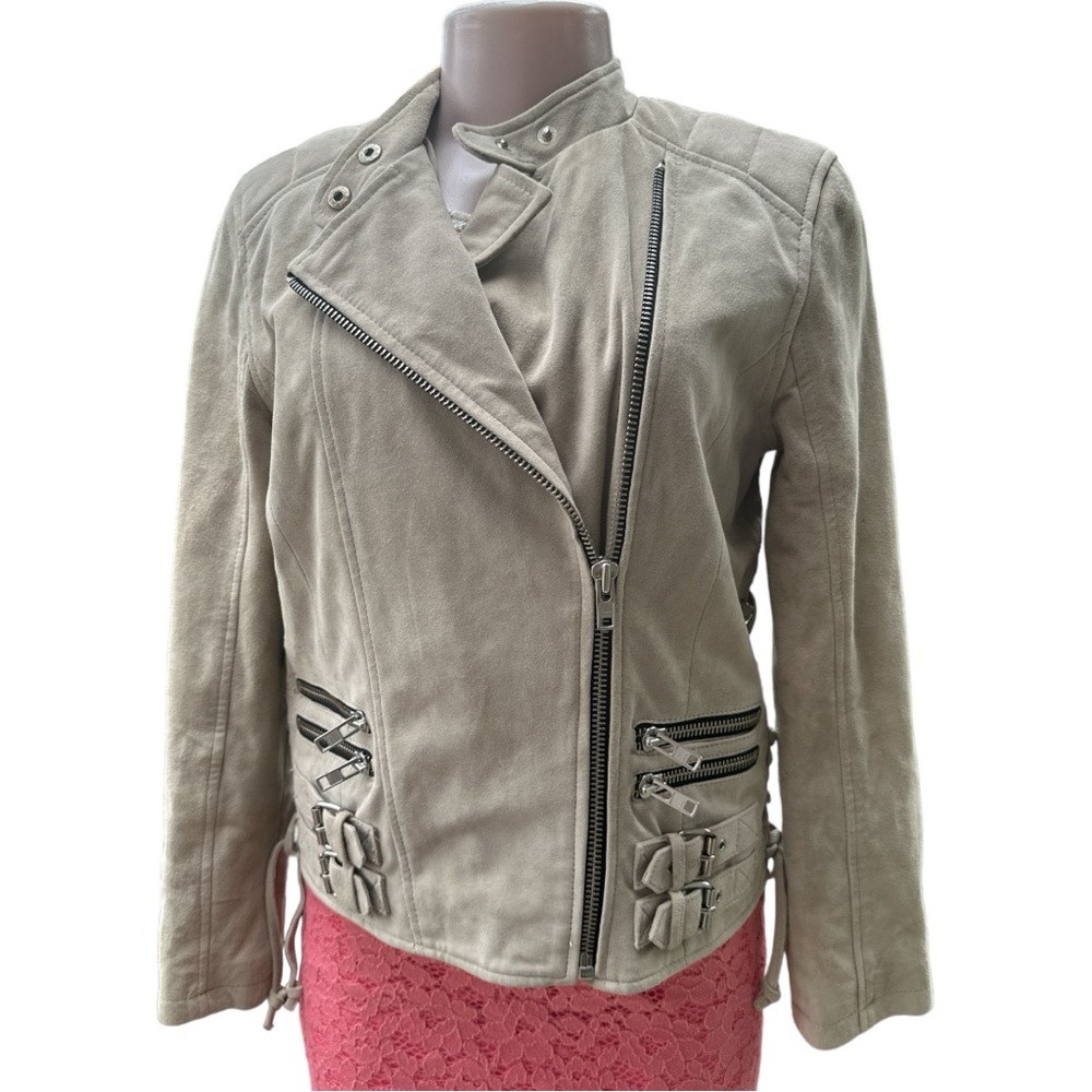 HIDE company 100% leather‎ moto jacket Super soft!